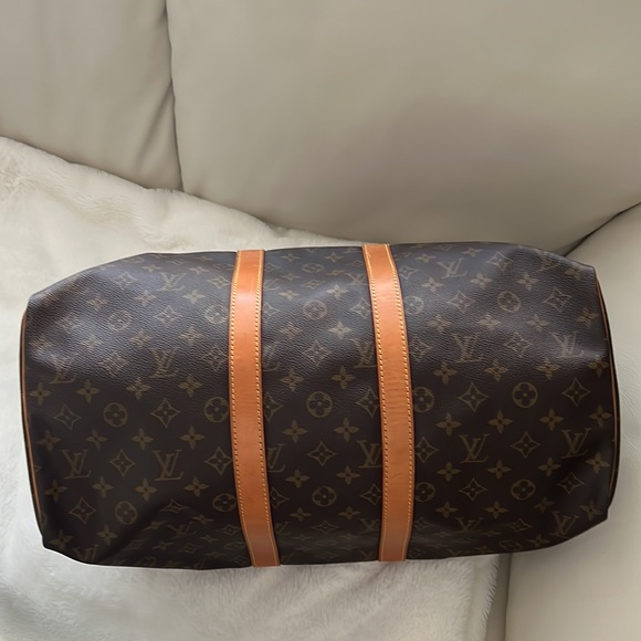 EUC Louis Vuitton Monogram Keepall 45 Boston Travel Hand Bag - Picture 6 of 14